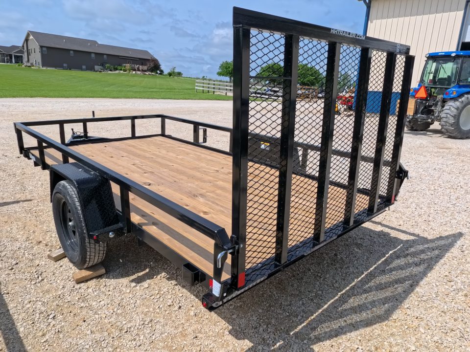 New 2026 H&H Trailers 76 x 12 Rail Side Utility Trailer with 3K Idler