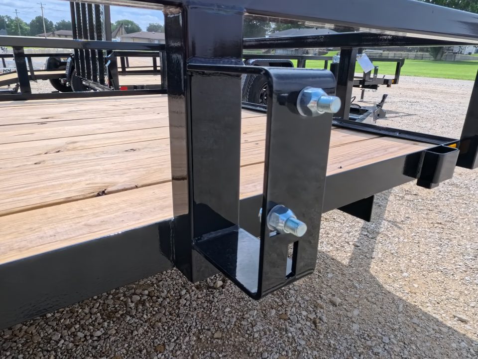 New 2026 H&H Trailers 76 x 12 Rail Side Utility Trailer with 3K Idler