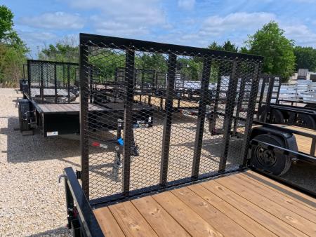New 2026 H&H Trailers 76 x 12 Rail Side Utility Trailer with 3K Idler