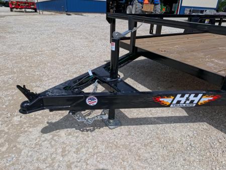 New 2026 H&H Trailers 76 x 12 Rail Side Utility Trailer with 3K Idler