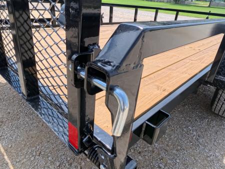 New 2026 H&H Trailers 76 x 12 Rail Side Utility Trailer with 3K Idler