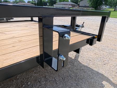 New 2026 H&H Trailers 76 x 12 Rail Side Utility Trailer with 3K Idler