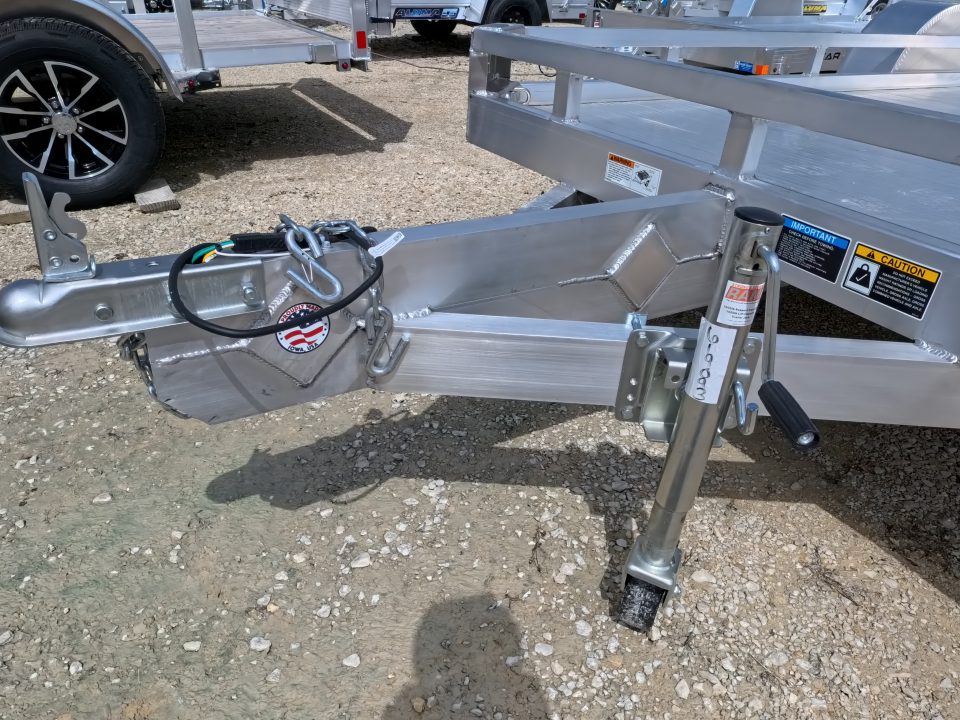 New 2026 H&H Trailers 78 x 14 Aluminum Low Side Utility Trailer with 3K Idler