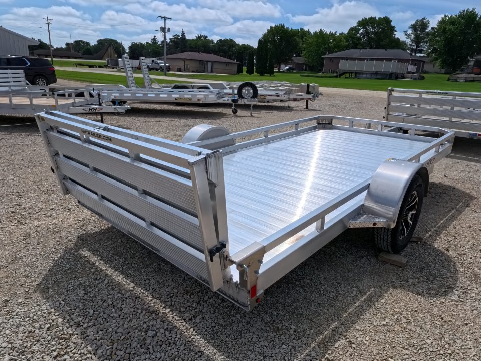 New 2026 H&H Trailers 78 x 14 Aluminum Low Side Utility Trailer with 3K Idler