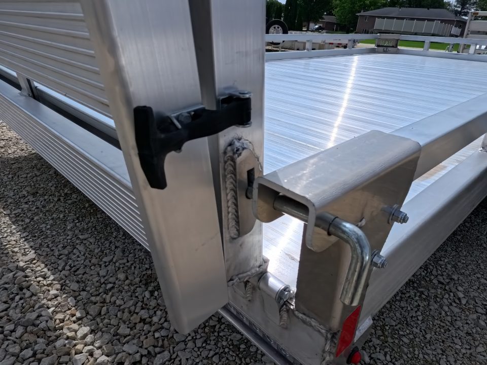 New 2026 H&H Trailers 78 x 14 Aluminum Low Side Utility Trailer with 3K Idler