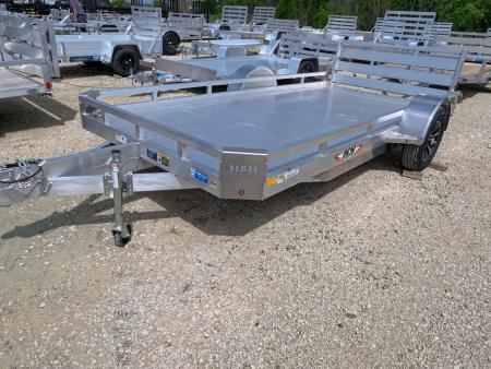 New 2026 H&H Trailers 78 x 14 Aluminum Low Side Utility Trailer with 3K Idler