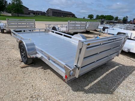 New 2026 H&H Trailers 78 x 14 Aluminum Low Side Utility Trailer with 3K Idler