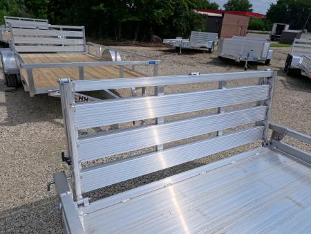 New 2026 H&H Trailers 78 x 14 Aluminum Low Side Utility Trailer with 3K Idler