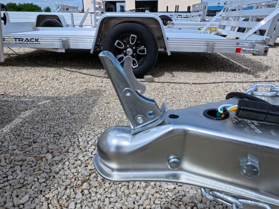 New 2026 H&H Trailers 76 x 12 Aluminum Rail Side Utility Trailer with 3K Idler and Spare Tire Mount