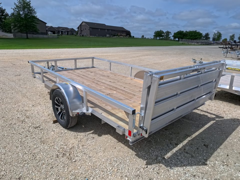New 2026 H&H Trailers 76 x 12 Aluminum Rail Side Utility Trailer