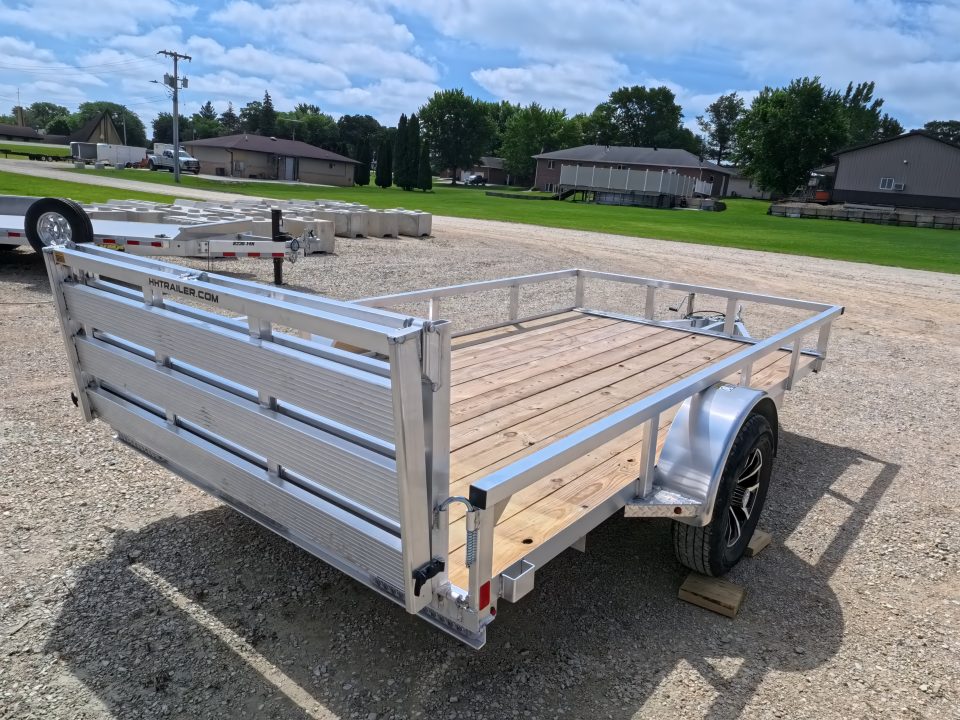 New 2026 H&H Trailers 76 x 12 Aluminum Rail Side Utility Trailer