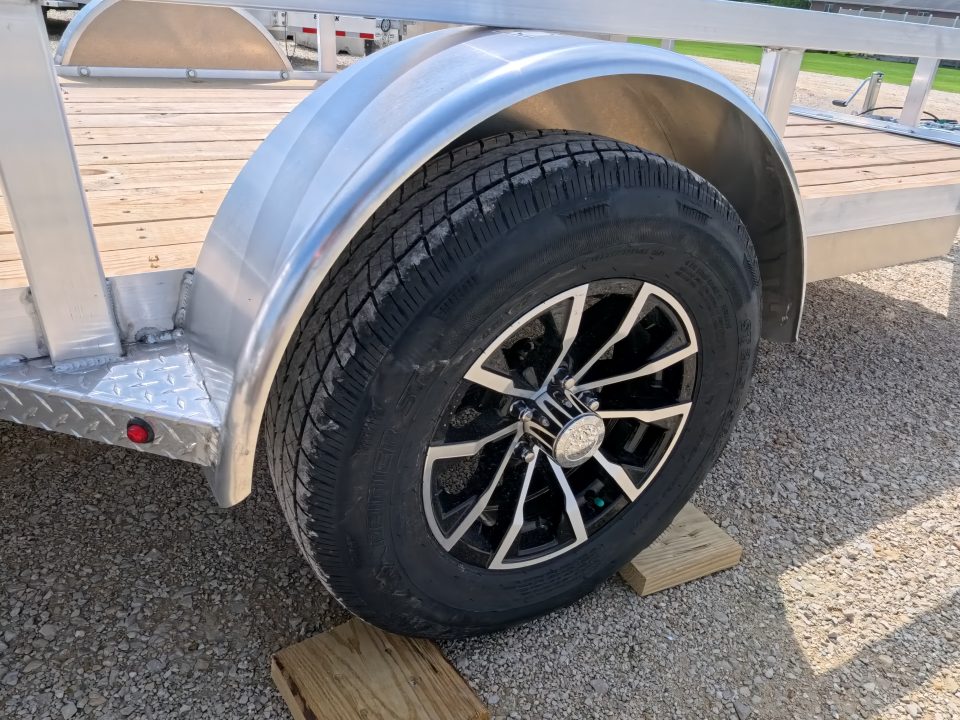 New 2026 H&H Trailers 76 x 12 Aluminum Rail Side Utility Trailer