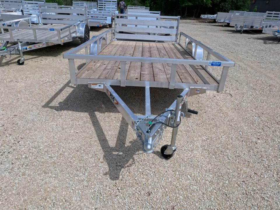 New 2026 H&H Trailers 76 x 12 Aluminum Rail Side Utility Trailer