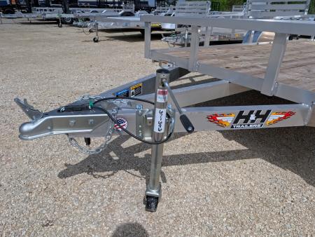 New 2026 H&H Trailers 76 x 12 Aluminum Rail Side Utility Trailer