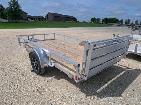 New 2026 H&H Trailers 76 x 12 Aluminum Rail Side Utility Trailer