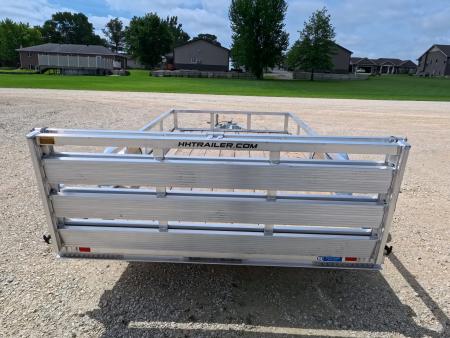New 2026 H&H Trailers 76 x 12 Aluminum Rail Side Utility Trailer