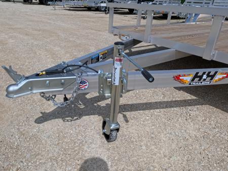 New 2026 H&H Trailers 82 x 14 Aluminum Rail Side Utility Trailer with 3K Idler