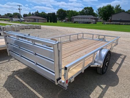 New 2026 H&H Trailers 82 x 14 Aluminum Rail Side Utility Trailer with 3K Idler
