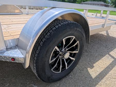 New 2026 H&H Trailers 82 x 14 Aluminum Rail Side Utility Trailer with 3K Idler