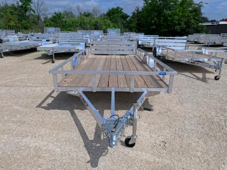 New 2026 H&H Trailers 82 x 14 Aluminum Rail Side Utility Trailer with 3K Idler