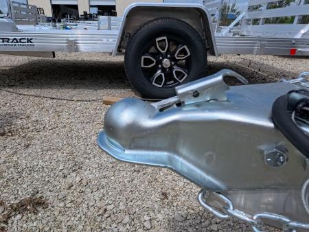 New 2026 H&H Trailers 82 x 16 Aluminum Rail Side Utility Trailer with 7K GVWR, Tandem Axles and Spare Tire Mount