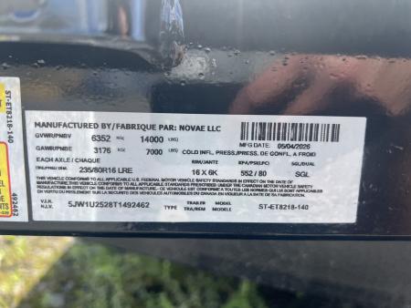 New 2026 Sure-Trac 7x18 14K Equipment Trailer