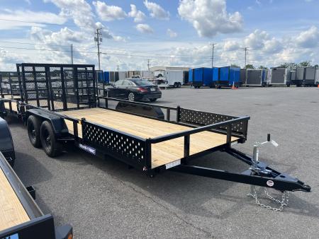 New 2026 Sure-Trac 7x16 7K ATV Ramp Utility Trailer