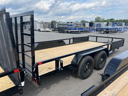 New 2026 Sure-Trac 7x16 7K ATV Ramp Utility Trailer