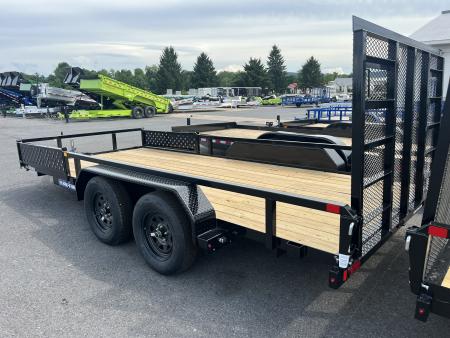 New 2026 Sure-Trac 7x16 7K ATV Ramp Utility Trailer
