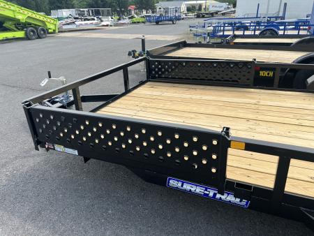 New 2026 Sure-Trac 7x16 7K ATV Ramp Utility Trailer