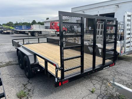 New 2026 Sure-Trac 7x16 7K ATV Ramp Utility Trailer