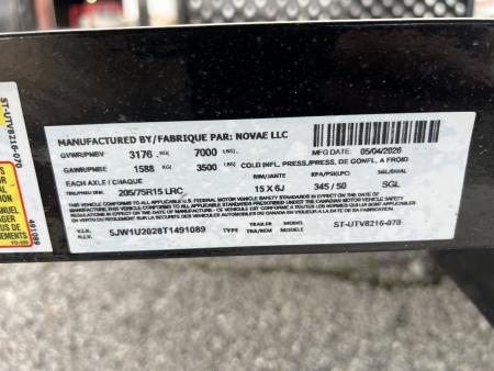 New 2026 Sure-Trac 7x16 7K ATV Ramp Utility Trailer
