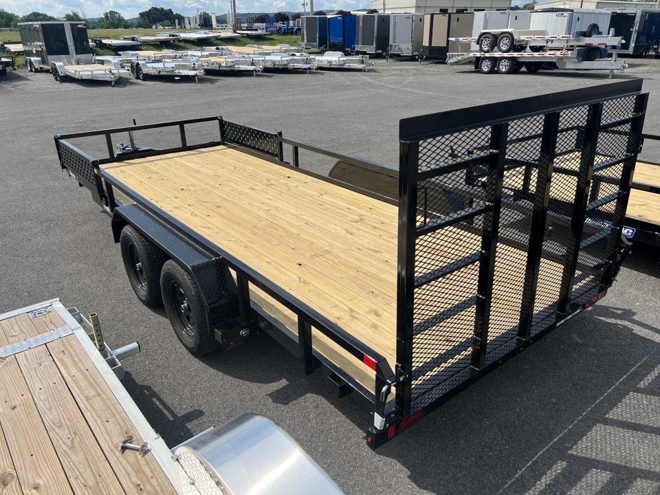 New 2026 Sure-Trac 7x18 7K ATV Ramp Utility Trailer