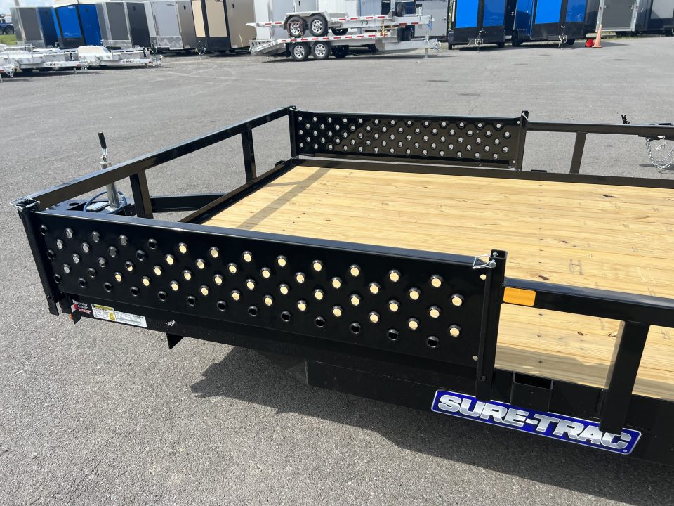 New 2026 Sure-Trac 7x18 7K ATV Ramp Utility Trailer