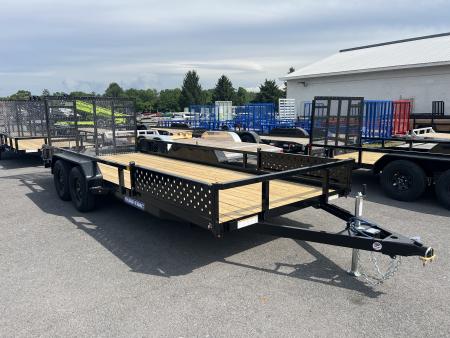 New 2026 Sure-Trac 7x18 7K ATV Ramp Utility Trailer