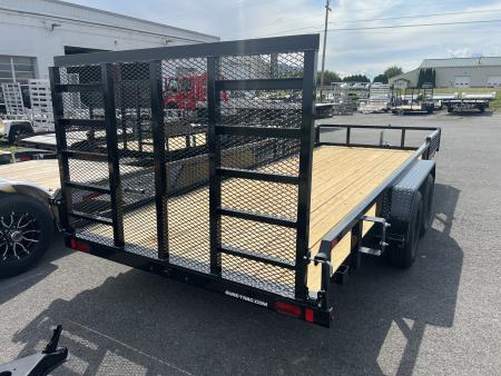 New 2026 Sure-Trac 7x18 7K ATV Ramp Utility Trailer