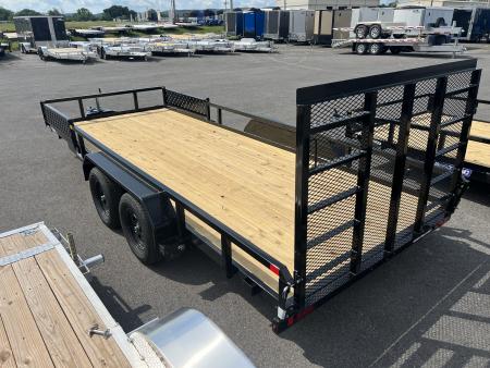 New 2026 Sure-Trac 7x18 7K ATV Ramp Utility Trailer