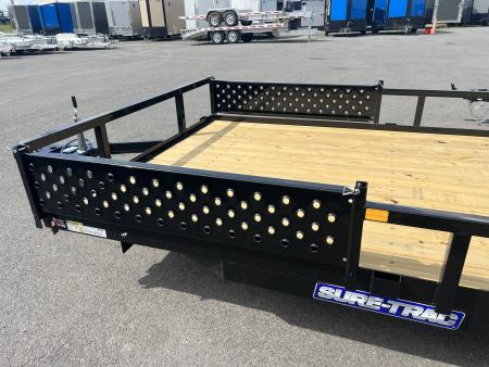 New 2026 Sure-Trac 7x18 7K ATV Ramp Utility Trailer