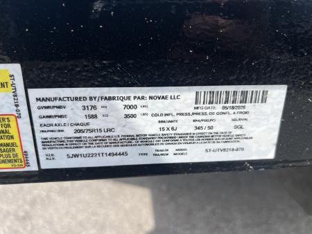 New 2026 Sure-Trac 7x18 7K ATV Ramp Utility Trailer