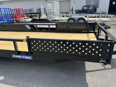New 2026 Sure-Trac 7x20 7K ATV Ramp Utility Trailer