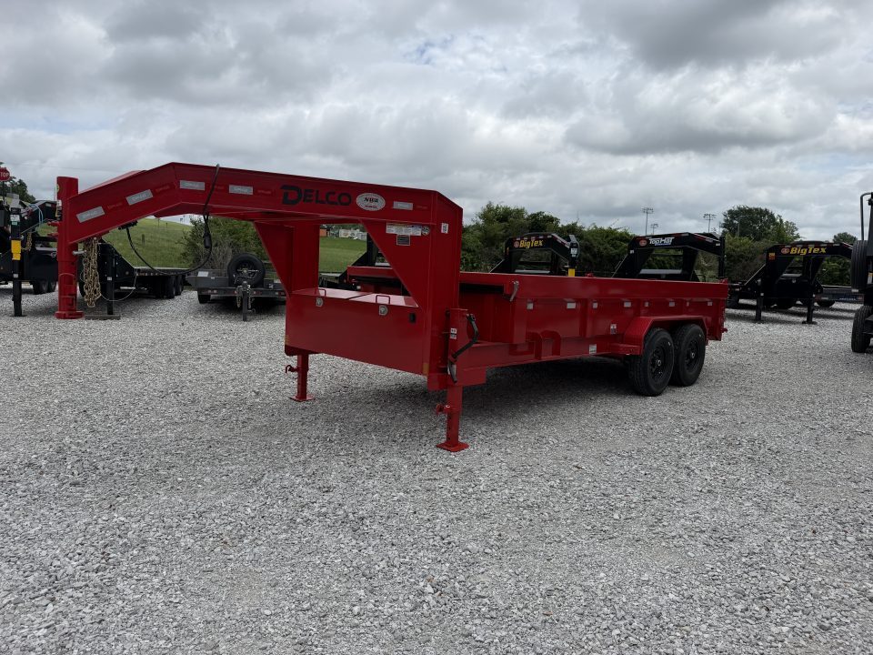 New 2026 Delco Trailers Delco D6 83x16-2ft Sides Gooseneck Telescopic Dump Trailer