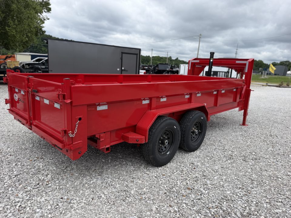 New 2026 Delco Trailers Delco D6 83x16-2ft Sides Gooseneck Telescopic Dump Trailer