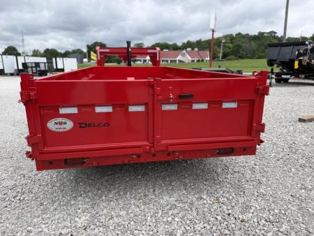 New 2026 Delco Trailers Delco D6 83x16-2ft Sides Gooseneck Telescopic Dump Trailer