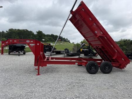 New 2026 Delco Trailers Delco D6 83x16-2ft Sides Gooseneck Telescopic Dump Trailer