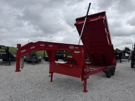 New 2026 Delco Trailers Delco D6 83x16-2ft Sides Gooseneck Telescopic Dump Trailer