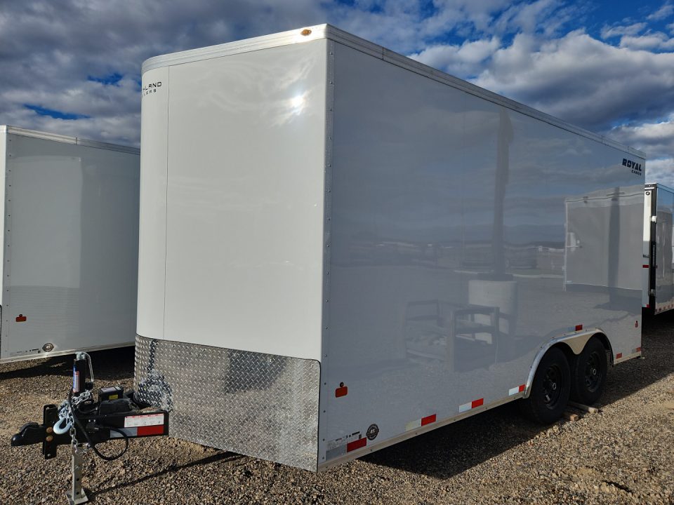 New 2026 Royal Cargo Trailers 8.5 X 16 +V WITH REAR RAMP