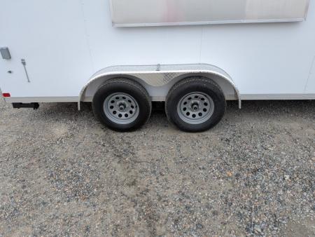 New 2026 Covered Wagon Trailers Covered Wagon 7x16 Gold Series w/ Ramp Concession LOADED