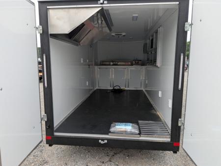 New 2026 Covered Wagon Trailers Covered Wagon 7x16 Gold Series w/ Ramp Concession LOADED