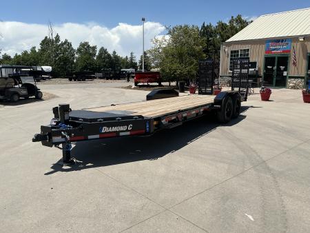 New 2026 Diamond C Trailers LPX208 22X80 Flatbed Trailer