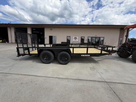 New 2026 Premier Trailers LT 76 X16' Utility Trailer w/ Ramp - 7000# GVWR